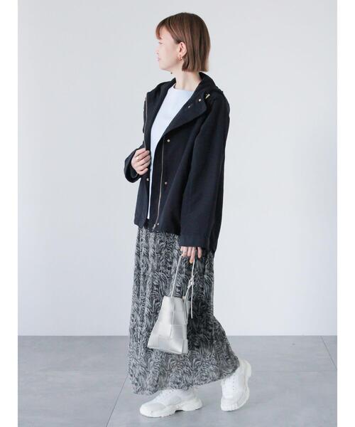 Lugnoncure（ルノンキュール）の「柄アソートプリーツスカート（スカート・レディース・ベージュ/ネイビー/グレー・F）」の5枚目の写真