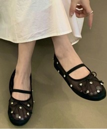 almo（アルモ）の「【LAMPOON】ビジューバレエシューズ（バレエシューズ）」