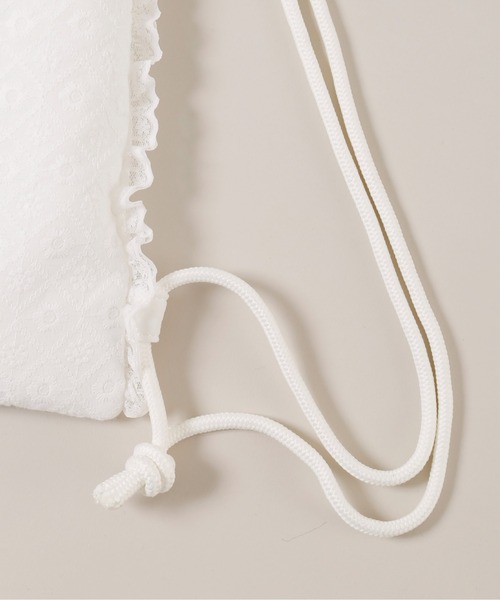 WC（ダブル シー）の「《バズり中★》コットンレースナップサック（バックパック/リュック・レディース・ホワイト・FREE）」の20枚目の写真