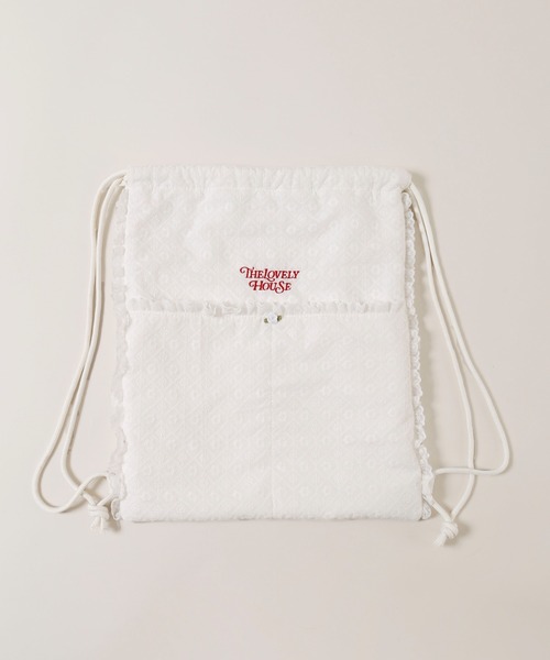 WC（ダブル シー）の「《バズり中★》コットンレースナップサック（バックパック/リュック・レディース・ホワイト・FREE）」の21枚目の写真