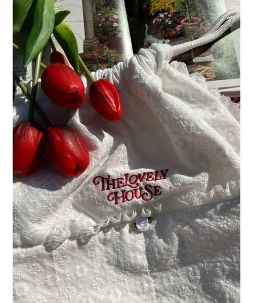 WC（ダブル シー）の「《バズり中★》コットンレースナップサック（バックパック/リュック・レディース・ホワイト・FREE）」の6枚目の写真