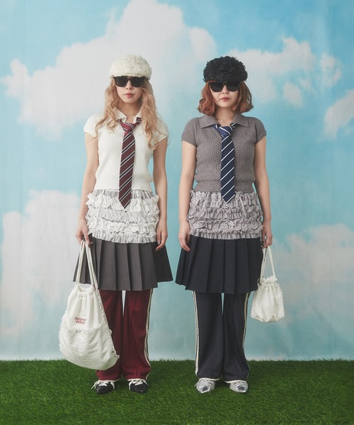 WC（ダブル シー）の「《バズり中★》コットンレースナップサック（バックパック/リュック・レディース・ホワイト・FREE）」の16枚目の写真