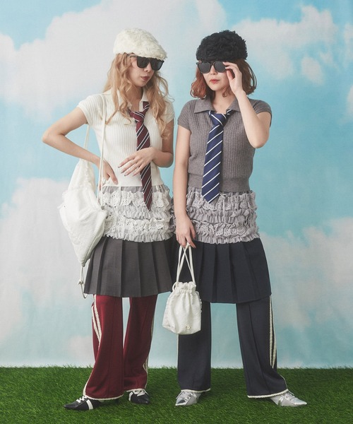 WC（ダブル シー）の「《バズり中★》コットンレースナップサック（バックパック/リュック・レディース・ホワイト・FREE）」の15枚目の写真