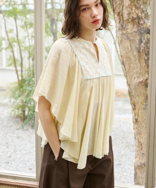 バタフライスリーブブラウス（シャツ/ブラウス）｜Unitage（ユニテージ