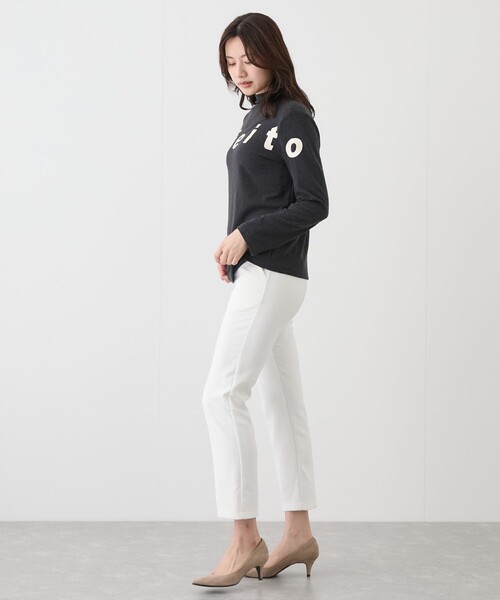 Jayro（ジャイロ）の「ロゴ入りボトルネックプルオーバー（Tシャツ/カットソー・レディース・チャコールグレー/グレー/ブラック/ホワイト系その他/レッド・FREE）」の11枚目の写真