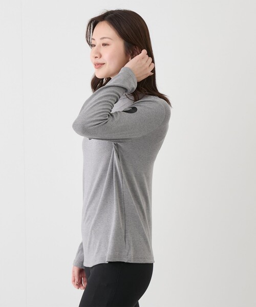 Jayro（ジャイロ）の「ロゴ入りボトルネックプルオーバー（Tシャツ/カットソー・レディース・チャコールグレー/グレー/ブラック/ホワイト系その他/レッド・FREE）」の14枚目の写真