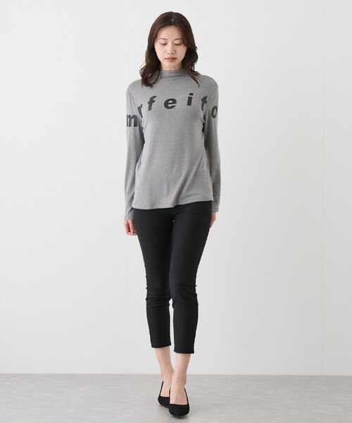 Jayro（ジャイロ）の「ロゴ入りボトルネックプルオーバー（Tシャツ/カットソー・レディース・チャコールグレー/グレー/ブラック/ホワイト系その他/レッド・FREE）」の17枚目の写真