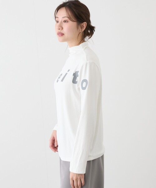 Jayro（ジャイロ）の「ロゴ入りボトルネックプルオーバー（Tシャツ/カットソー・レディース・チャコールグレー/グレー/ブラック/ホワイト系その他/レッド・FREE）」の21枚目の写真