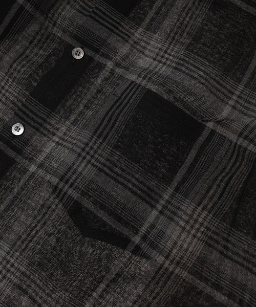 セール】Skelton Layered Check Tie Shirt（シャツ/ブラウス