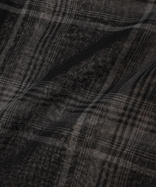 Skelton Layered Check Tie Shirt（シャツ/ブラウス）｜DAIRIKU