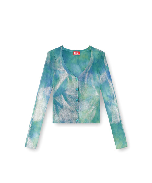 DIESEL（ディーゼル）の「ウィメンズ カーディガン M-ISOTTA（カーディガン/ボレロ・レディース・ブルー系その他・SMALL/MEDIUM/LARGE/X-SMALL）」の6枚目の写真