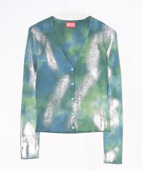 DIESEL（ディーゼル）の「ウィメンズ カーディガン M-ISOTTA（カーディガン/ボレロ・レディース・ブルー系その他・SMALL/MEDIUM/LARGE/X-SMALL）」の7枚目の写真