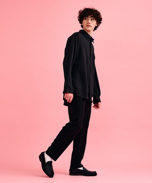 417 EDIFICE(フォーワンセブンエディフィス)の「【ZOZO限定】 everyday スリムスラックス(スラックス・メンズ・ブラック/ベージュ/モカ/ネイビー・S-Regular/S-Long/M-Regular/M-Long/L-Regular/L-Long/XL-Regular/XL-Long)」の12枚目の写真