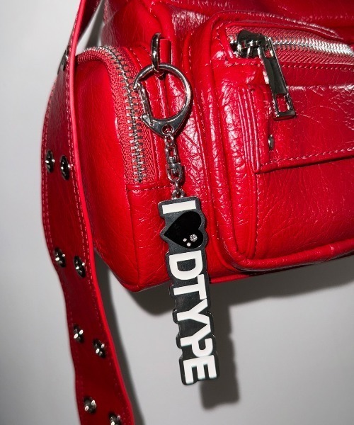 DTYYPE(ドタイプ)の「I LOVE DTYYPEキーホルダー(キーホルダー・レディース・ホワイト/ブラック・FREE)」の2枚目の写真