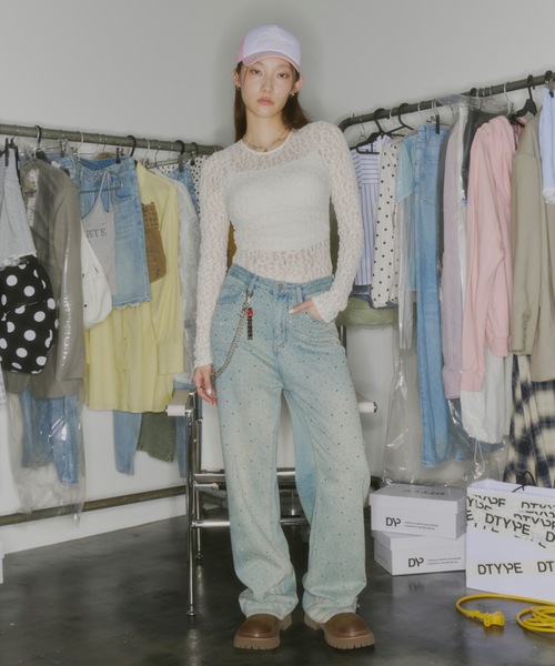 DTYYPE(ドタイプ)の「I LOVE DTYYPEキーホルダー(キーホルダー・レディース・ホワイト/ブラック・FREE)」の5枚目の写真