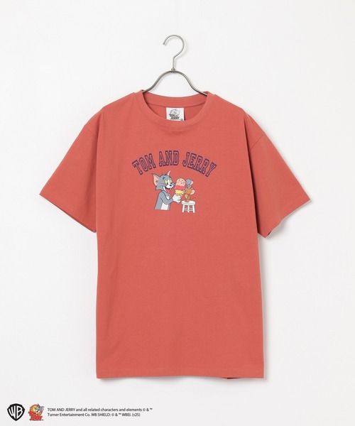Honeys(ハニーズ)の「トムとジェリー/Tシャツ(Tシャツ/カットソー・レディース・ホワイト/オートミール/オレンジ/スミクロ/ミント・L/LL/M/S)」の10枚目の写真