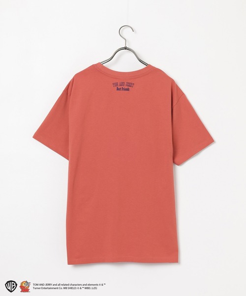 Honeys(ハニーズ)の「トムとジェリー/Tシャツ(Tシャツ/カットソー・レディース・ホワイト/オートミール/オレンジ/スミクロ/ミント・L/LL/M/S)」の11枚目の写真