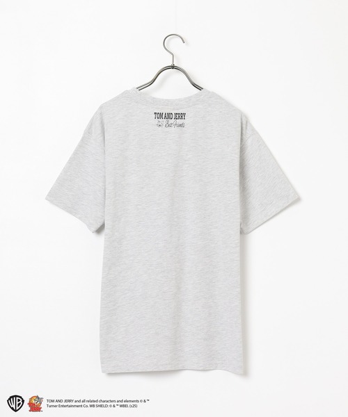 Honeys(ハニーズ)の「トムとジェリー/Tシャツ(Tシャツ/カットソー・レディース・ホワイト/オートミール/オレンジ/スミクロ/ミント・L/LL/M/S)」の17枚目の写真