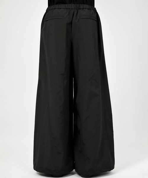 NYLON TUSSER WIDE FLARE PANTS（その他パンツ）｜LAD MUSICIAN