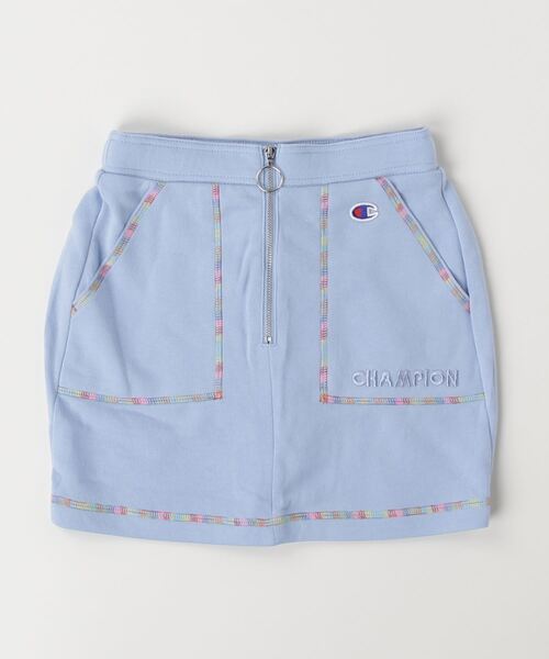 Champion(チャンピオン)の「チャンピオン チャンピオン ミニスカート_Champion MINI SKIRT(スカート・キッズ・イエロー/サックスブルー/アイボリー・100cm/110cm/120cm/130cm/140cm/150cm/160cm)」の3枚目の写真