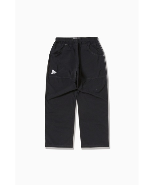 and wander（アンドワンダー）の「NYLON DOUBLE KNEE PANT｜ナイロンダブルニーパンツ（その他パンツ・メンズ・ブラック/ライトグレー/グリーン・M/XXL/S/XL/L）」の4枚目の写真