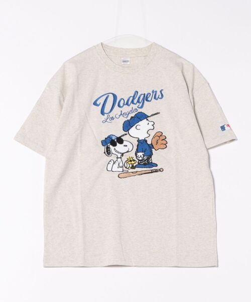 MLB(メジャーリーグベースボール)の「【PEANUTS×MLB】オリジナルデザイン Tシャツ ヤンキース ドジャース カブス(Tシャツ/カットソー・メンズ・ブラック系その他3/ホワイト系その他2/ホワイト系その他3/パープル系その他/ベージュ系その他/ホワイト系その他/ブルー系その他2/ホワイト系その他5/ブルー系その他4/ホワイト系その他4/パープル系その他5/ベージュ系その他6/ブラック系その他6/ブラック系1/ベージュ系/ホワイト系1/ベージュ系その他7/ブラック系その他7/ブルー系・MEDIUM/X-LARGE/LARGE)」の13枚目の写真