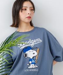 【PEANUTS×MLB】オリジナルデザイン Tシャツ ヤンキース ドジャース カブス