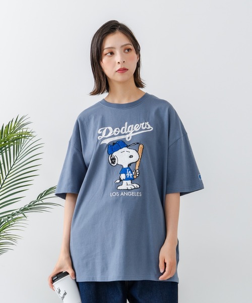 PEANUTS×MLB】オリジナルデザイン Tシャツ ヤンキース