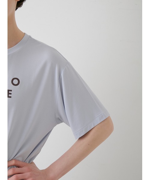 gelato pique（ジェラートピケ）の「【HOMME】【接触冷感】COOLレーヨンデザートロゴTシャツ（ルームウェア/パジャマ・メンズ・チャコールグレー/ブルー・MEDIUM/LARGE）」の10枚目の写真