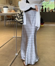 YUGA_YGMC　Mermaid dot long skirt