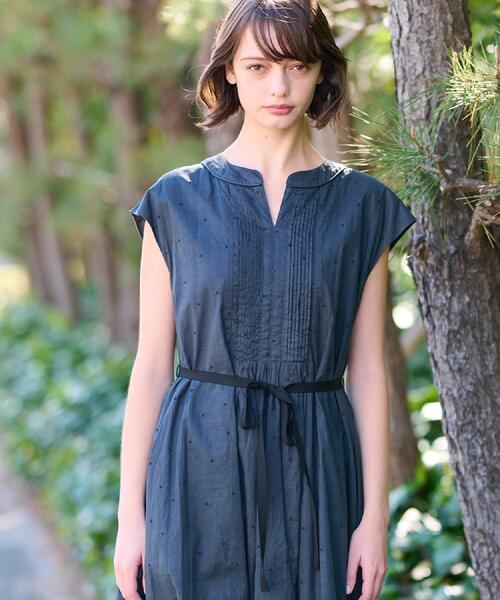 DRESSTERIOR ドレステリア　ドット刺繍ボリュームワンピース　新品 楽天市場】【大人フェミニン前後2WAY洗える】ドット刺繍