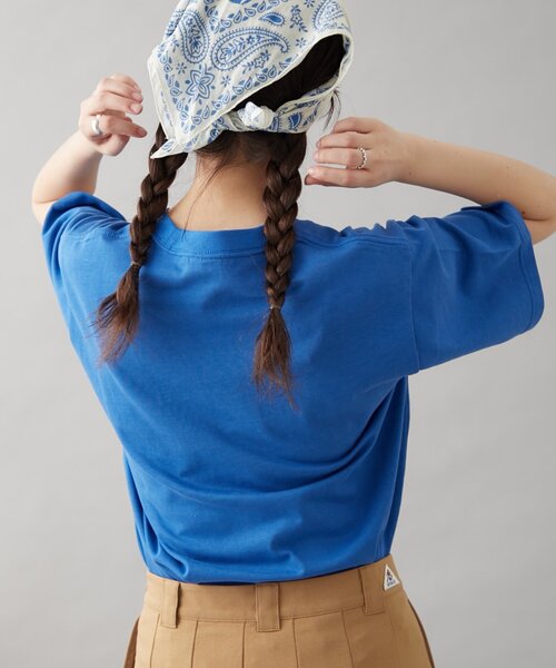 GEVACO（ゲバコ）の「【GEVACO】グラフィック半袖TEE（Tシャツ/カットソー・レディース・ブルー/チャコールグレー/ホワイト・SMALL/MEDIUM/LARGE）」の15枚目の写真