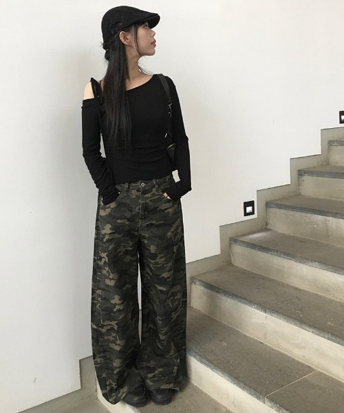 【未使用】 doublet カモフラージュ ポップコーン パンツ　22aw 未使用】 doublet カモフラージュ ポップコーン パンツ 22aw