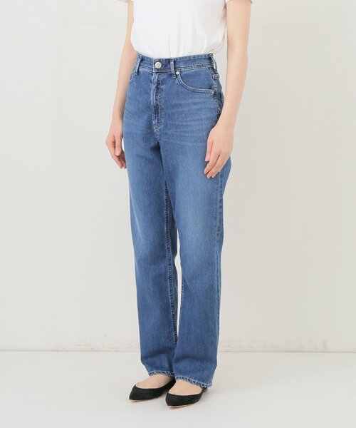 【極美品】YANUK/IENA別注 セミフレア デニムパンツ レディース 濃紺 IENA（イエナ）の「【YANUK/ヤヌーク】別注 セミフレアパンツ