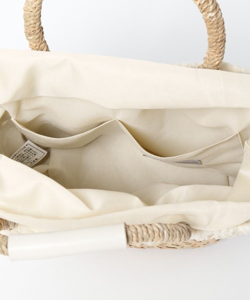 Andemiu（アンデミュウ）の「カガリカゴBAG252335（かごバッグ・レディース・ベージュ×ブラック/ベージュ系その他・FREE）」の15枚目の写真