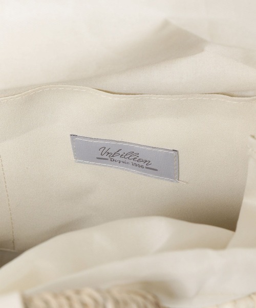 Andemiu（アンデミュウ）の「カガリカゴBAG252335（かごバッグ・レディース・ベージュ×ブラック/ベージュ系その他・FREE）」の16枚目の写真