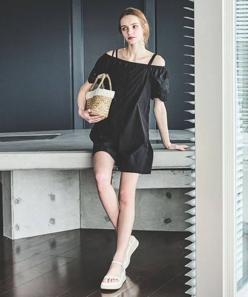 Andemiu（アンデミュウ）の「カガリカゴBAG252335（かごバッグ・レディース・ベージュ×ブラック/ベージュ系その他・FREE）」の20枚目の写真