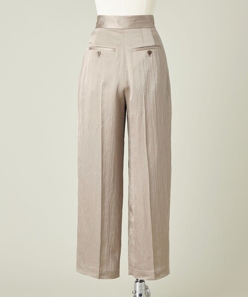 パンツ conte conte＞タック イージー ワイドパンツ（その他パンツ）｜conte