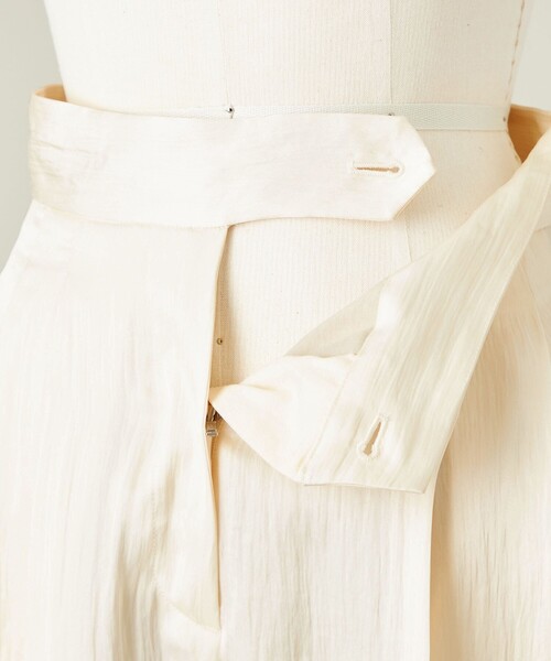 conte（コンテ）の「＜conte＞サテン タック ワイドパンツ（その他