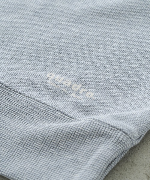 quadro(クオドロ)の「Wジャガード7分袖クルーネックプルオーバー(Tシャツ/カットソー・レディース・キナリ/ネイビー/グレー・FREE)」の12枚目の写真
