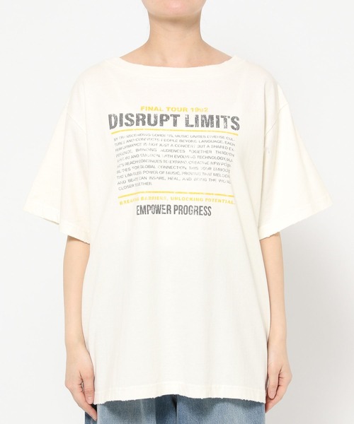 LOWRYS FARM（ローリーズファーム）の「2WAYﾛｺﾞTEE　452592（Tシャツ/カットソー・レディース・パープル/オフホワイト/チャコールグレー・LONG/SHORT）」の8枚目の写真