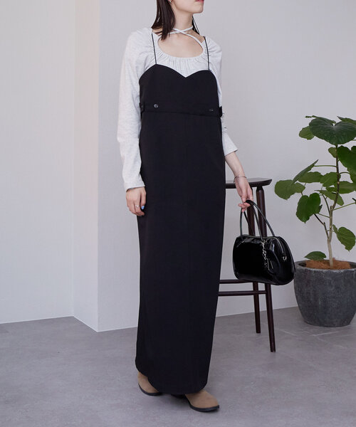 mystic（ミスティック）の「ハートネックジャンスカ（ワンピース