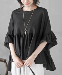 rps | テールカットフリルワイドTシャツ(Tシャツ/カットソー)