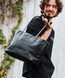 1minute 1second（ワンミニットワンセカンド）の「mko12748-heart patch real leather tote bag トートバッグ（トートバッグ）」