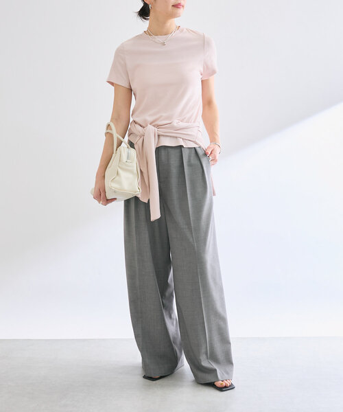 RIVE DROITE(リヴドロワ)の「【MYSELFbyRD(マイセルフバイリヴドロワ)】SOFT Tee(Tシャツ/カットソー・レディース・ブラック/ピンク・FREE)」の11枚目の写真