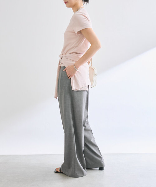 RIVE DROITE(リヴドロワ)の「【MYSELFbyRD(マイセルフバイリヴドロワ)】SOFT Tee(Tシャツ/カットソー・レディース・ブラック/ピンク・FREE)」の13枚目の写真