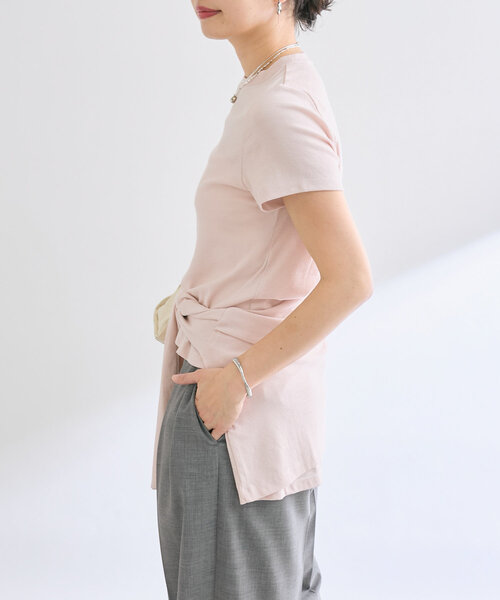 RIVE DROITE(リヴドロワ)の「【MYSELFbyRD(マイセルフバイリヴドロワ)】SOFT Tee(Tシャツ/カットソー・レディース・ブラック/ピンク・FREE)」の16枚目の写真