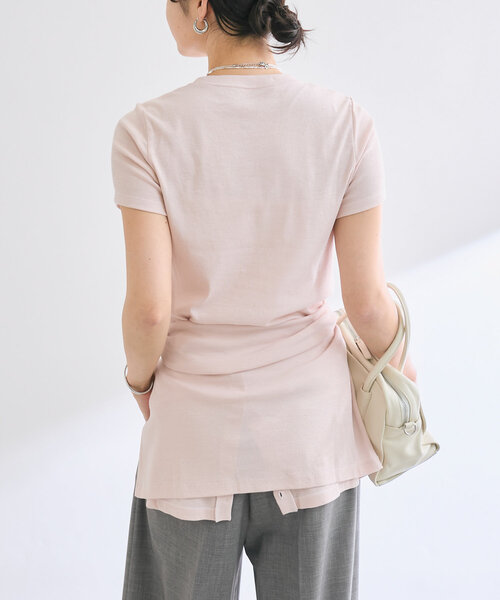 RIVE DROITE(リヴドロワ)の「【MYSELFbyRD(マイセルフバイリヴドロワ)】SOFT Tee(Tシャツ/カットソー・レディース・ブラック/ピンク・FREE)」の17枚目の写真