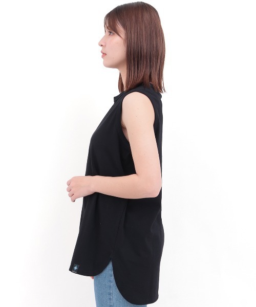 チチカカ（チチカカ）の「裾ラウンドタンクトップ（タンクトップ・レディース・ブラック/ホワイト・FREE）」の10枚目の写真