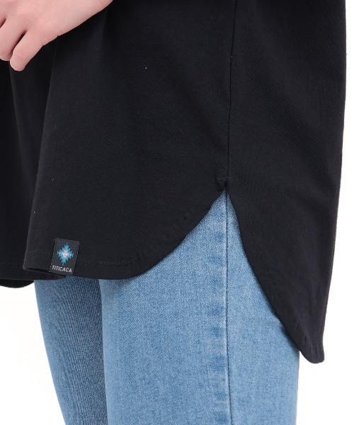 チチカカ（チチカカ）の「裾ラウンドタンクトップ（タンクトップ・レディース・ブラック/ホワイト・FREE）」の14枚目の写真